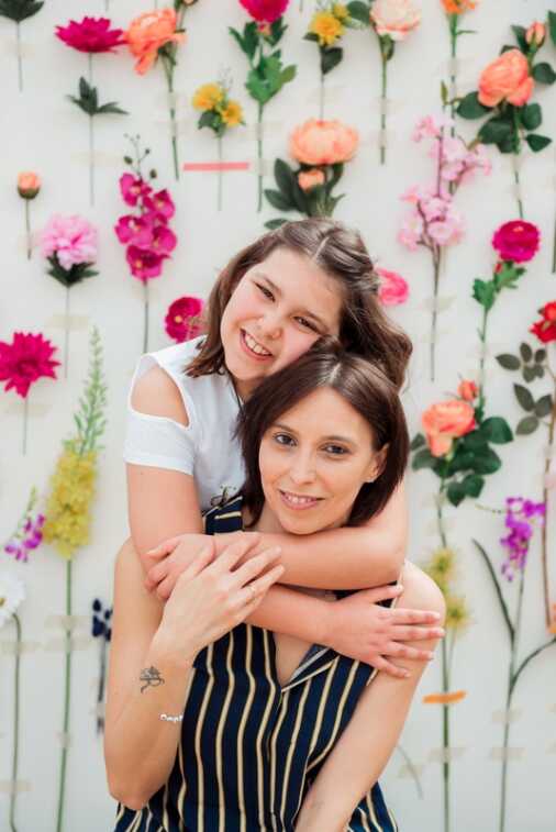 Scatti in serra per la Festa della Mamma