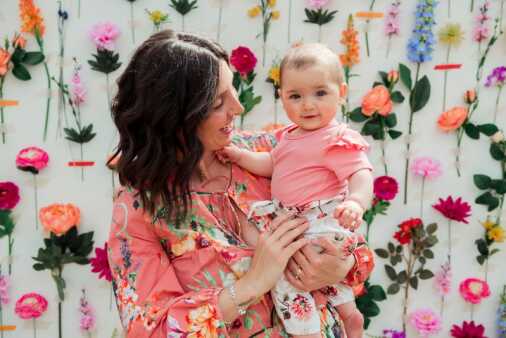 Scatti in serra per la Festa della Mamma