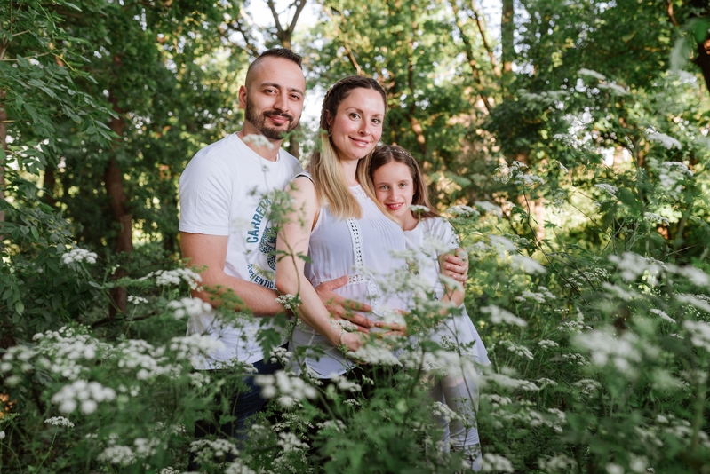Daniela, Luca e Amanda | Aspettando Alessandro – Servizio fotografico gravidanza a Rocca delle Caminate