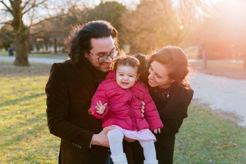 Paola + Alberto = Gioia Blu | Servizio fotografico di famiglia al Parco Urbano di Forlì
