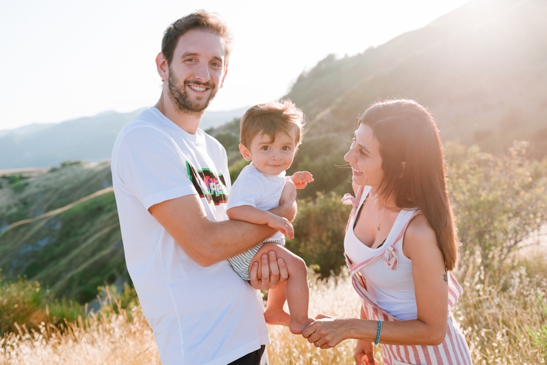 Veronica, Marco e il piccolo Edo – Servizio fotografico di famiglia a Meldola