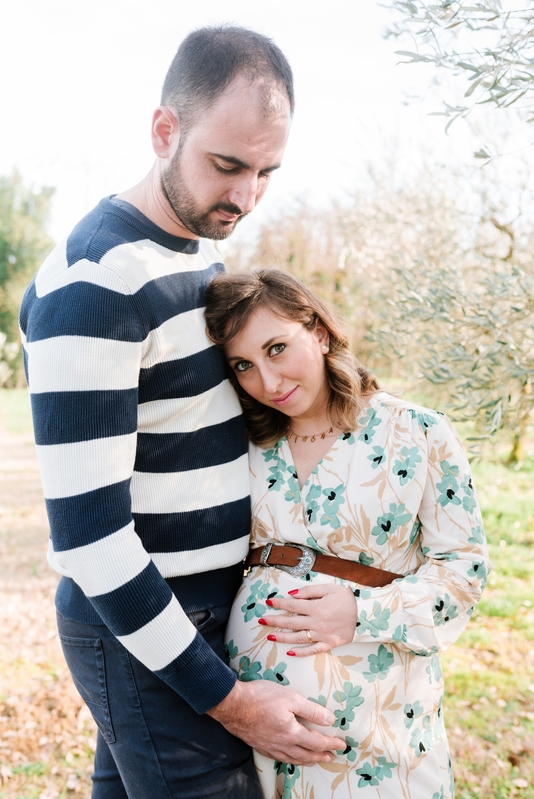 Simona e Sandro – Aspettando Andrea | Servizio fotografico di gravidanza a Ca’ Freschi