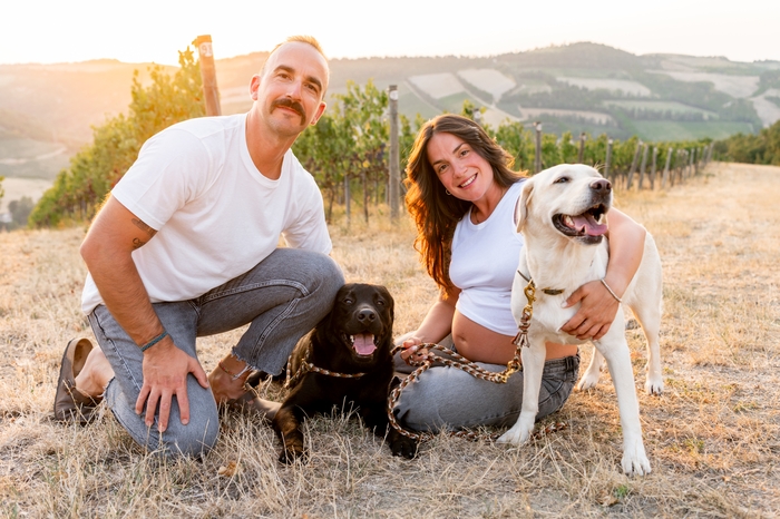 Celeste e Timothy – Aspettando Bianca – Servizio gravidanza tra le vigne al tramonto