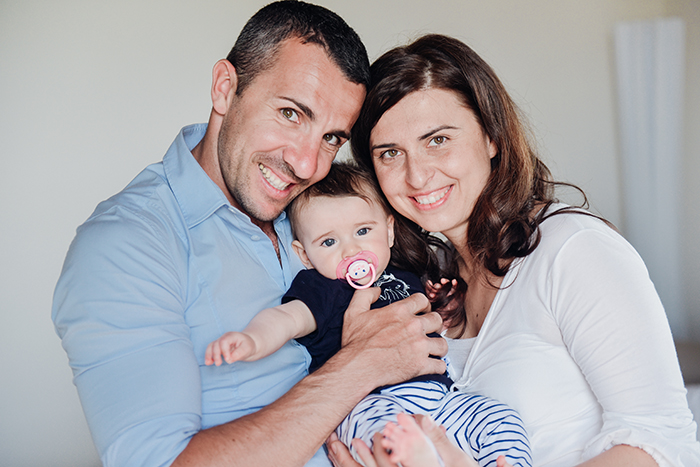 Roberta, Gianluca e la piccola Matilde | Servizio fotografico di Famiglia | Ravenna