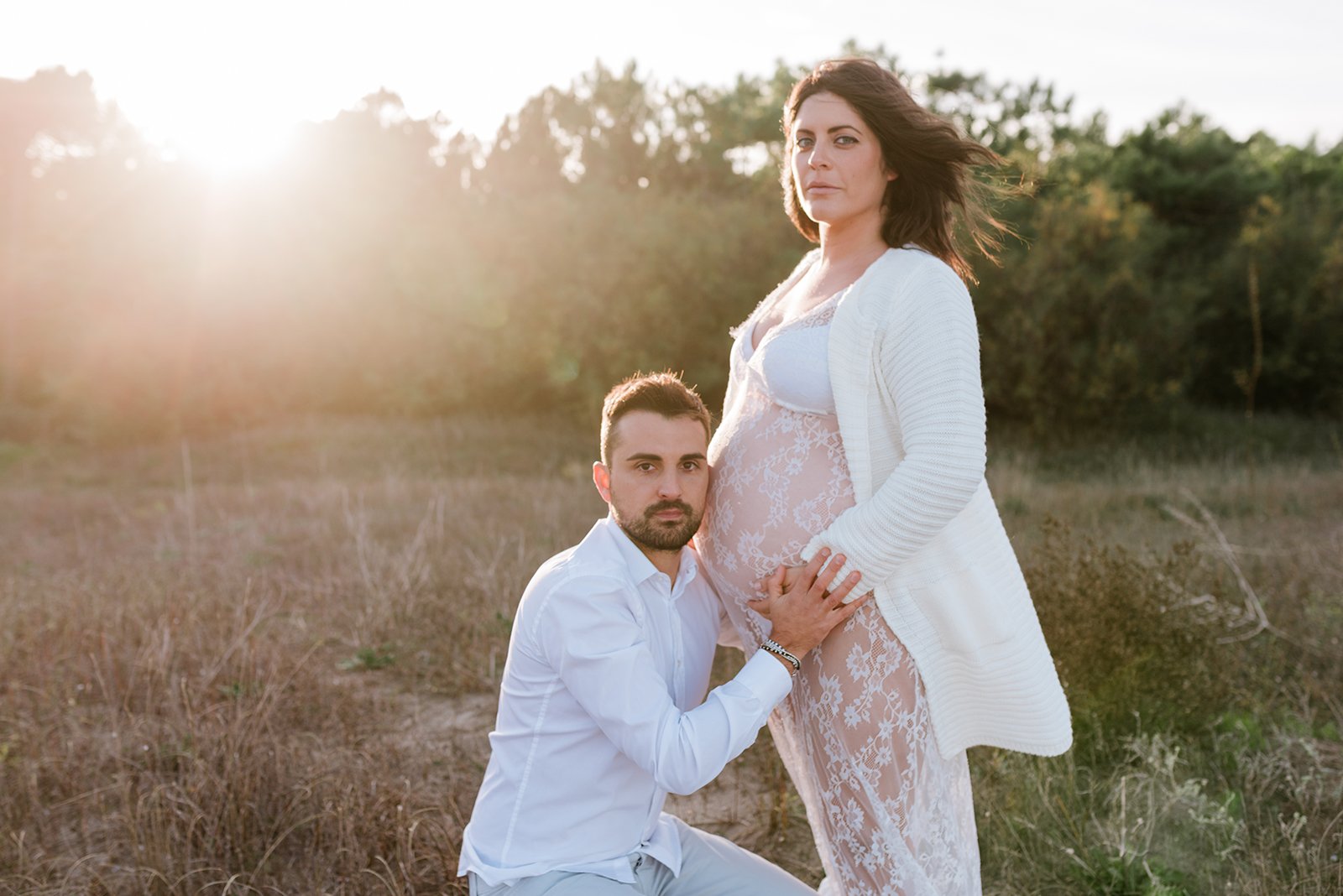 Elisa + Matteo – Aspettando Nicolò | Servizio fotografico di gravidanza al mare – Lido di Classe