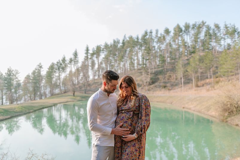 Linda e Marco – Aspettando Ettore | Servizio fotografico di gravidanza a Rocca San Casciano